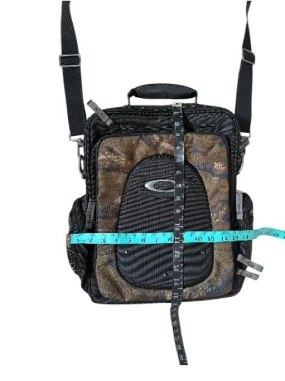Oakley Tactical Field Gear Camouflage Black Messenger Bag Outdoors Hiking Camp